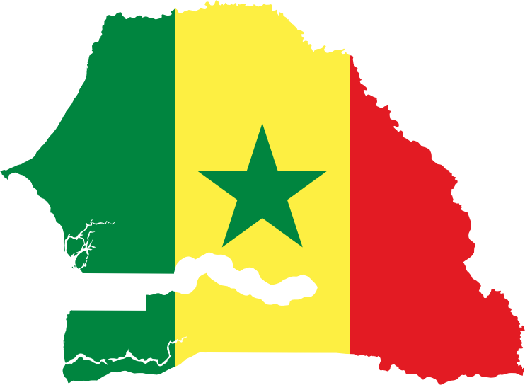 Carte du S&eacute;n&eacute;gal